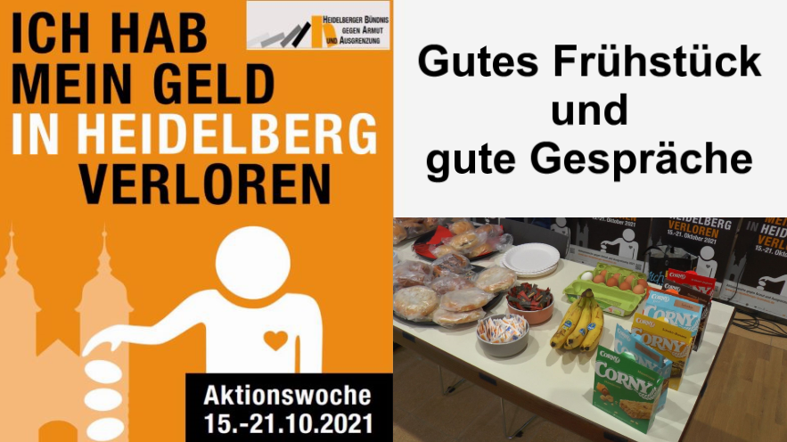 Videobericht: Gelungene Frühstücksaktion des Obdach e.V. – Gutes Frühstück und gute Gespräche bei der Aktionswoche des Heidelberger Bündnisses
